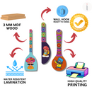 Rajasthani Folk Art Wooden Wall Hanging