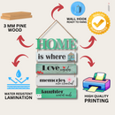 "Home Is Where Love" Wall Hanging - ICraft asia