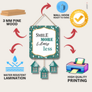 "Smile More, Worry Less" wall hanging - ICraft asia