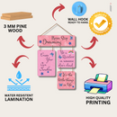 "Never Stop Dreaming" wooden wall hanging - ICraft asia