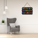 A To Z Animal Wooden Wall Hanging