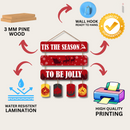 "Tis The Season To Be Jolly" Christmas wall hanging - ICraft asia