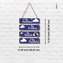 Motivational Quotes Wooden Wall Hanging