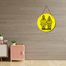 Sundhar Te Dhyan Ubhe Vitevari Wooden Wall Hanging