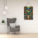 Lord Krishna with Mor – Spiritual Art Hanging