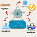 "Travel As Much As You Can" wall hanging - ICraft asia