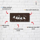 Birds on Branch Wooden Wall Key Holder - ICraft asia