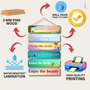 "Garden Rules" Wooden Wall Hanging - ICraft asia