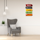 Don't Decrease The Goal Motivation Wall Hanging