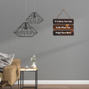 Motivational Never Too Late Wall Hanging