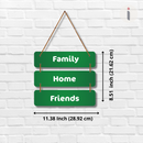 Family Home Friends Wall Hanging
