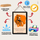 "Shivaji Maharaj" wooden wall hanging - ICraft asia