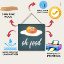 "Oh Food" wall hanging - ICraft asia