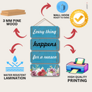 "Everything Happens for a Reason" Wall Hanging - ICraft asia