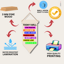 "Today I Will" wall hanging - ICraft asia