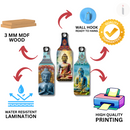 Buddha Art Wooden Chopping Board Set