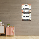 Be positive Wooden Wall Hanging