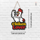 Chicken Lover Wooden Wall Hanging