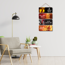 Om Sarva Mangal Mangalye Wooden Wall Hanging