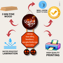 "Chhatrapati Shivaji Maharaj" Wooden Wall Hanging - ICraft asia