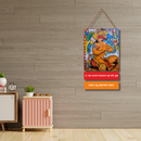 Shree Panchmukhi Hanuman Wooden Wall Hanging