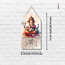 Ganpati Bappa Wooden Wall Hanging