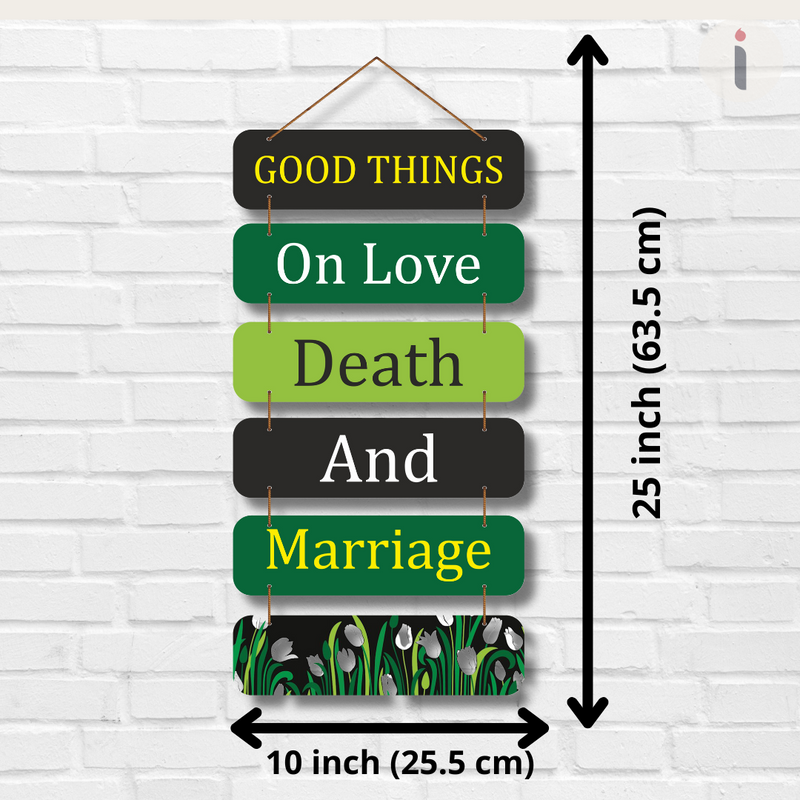 "Good Things" Wall Hanging