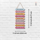 Keys to Success Motivational Wall Hanging