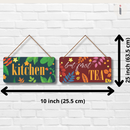 "Kitchen But First Tea" Wall Hanging - ICraft asia
