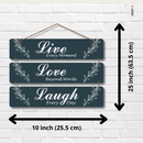 "Live Every Moment, Love Beyond Words" Wall Hanging - ICraft asia