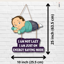 "I Am Not Lazy" Wall Hanging - ICraft asia