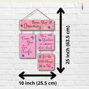 "Never Stop Dreaming" wooden wall hanging - ICraft asia