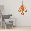 Om, Swastika, Har Har Mahadev Wooden Latakan Hanging