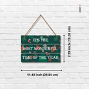 Most Wonderful Time of the Year Wall Hanging