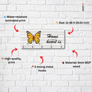 Home is Where the Heart Is Wooden Key Holder - ICraft asia