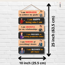"I Am Motivated" Wooden Wall Hanging - ICraft asia