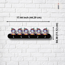 Cute Krishna Design Wooden Wall Key Holder - ICraft asia