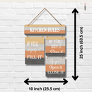 "Kitchen Rules" Wall Hanging - ICraft asia