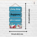 "Everything Happens for a Reason" Wall Hanging - ICraft asia