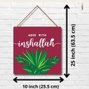 "Hope with Inshallah" Wall Hanging - ICraft asia