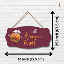 "I'm Burger Ready" Wall Hanging - ICraft asia