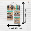 "Never Stop Dreaming" wall hanging - ICraft asia