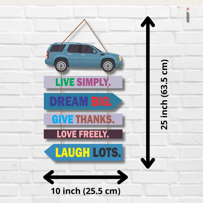 "Live Simply" Wall Hanging