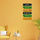 We Don't Grow When Things Are Easy Wooden Wall Hanging
