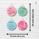 "Stay, Make, Work, Never" wall hanging - ICraft asia