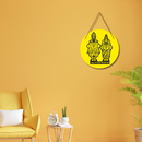 Sundhar Te Dhyan Ubhe Vitevari Wooden Wall Hanging