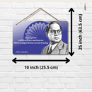 "Dr. Ambedkar Motivational Thought" Wooden Wall Hanging - ICraft asia