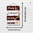 "Family Is the Heart of Our Home" Wall Hanging - ICraft asia