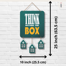 "Think Outside the Box" wall hanging - ICraft asia