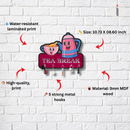 Tea Break Wooden Key Holder - ICraft asia